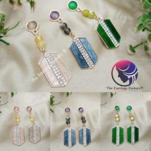 Western Weightless Long Stone Earrings
