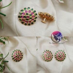 Premium Antique Back Screw Kemp Stone Studs
