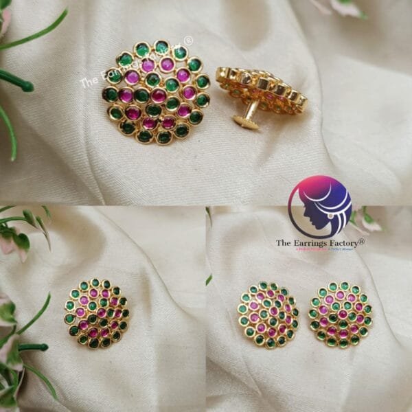 Premium Antique Back Screw Kemp Stone Studs