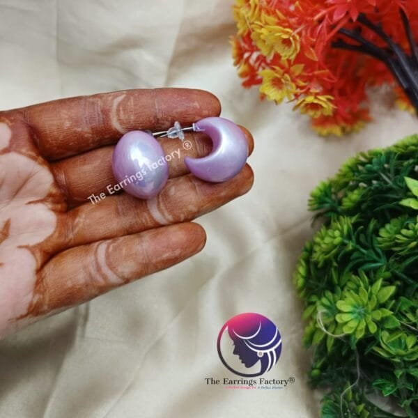 Western Stylish Crescent Shape Earrings - Image 3