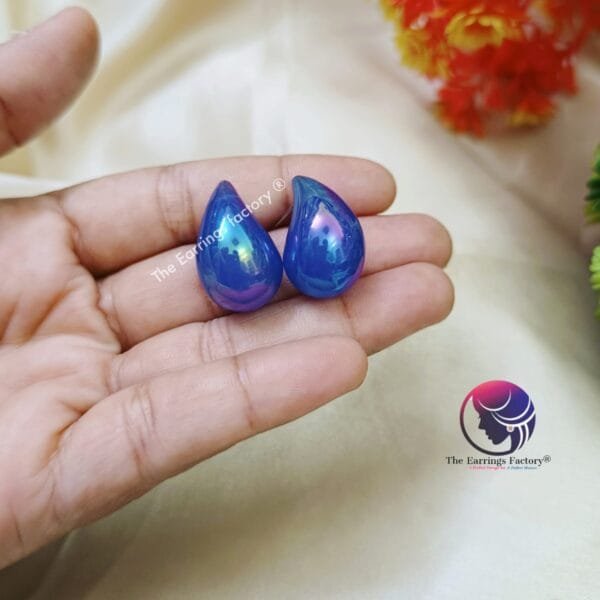 Western Stylish Resin Water Drop Earrings - Image 3