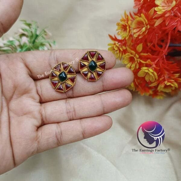 Traditional Antique Kemp Stone Studs - Image 6
