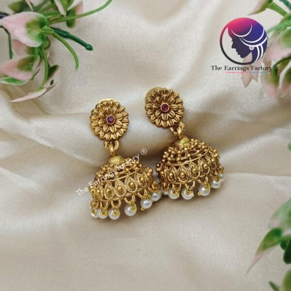 Traditional Antique Jhumka - Image 3