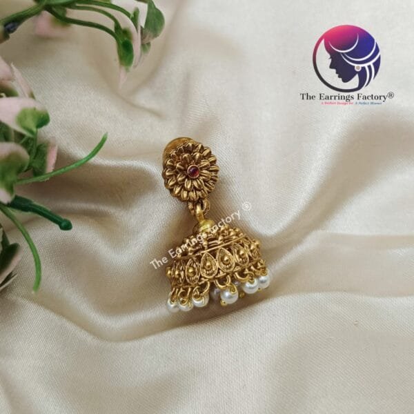 Traditional Antique Jhumka - Image 2