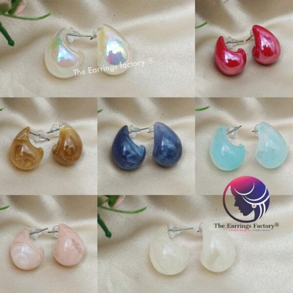 Western Stylish Crescent Shape Earrings - Image 2