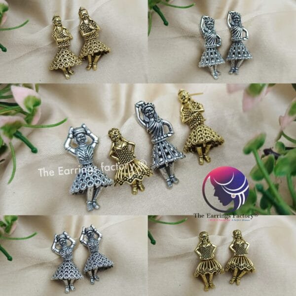 Trending Golden | Silver Dancing Doll Jhumka
