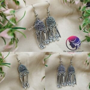 Trending Silver Hook Jhumka
