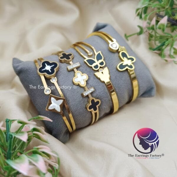 Anti Tarnish Goldlen Openable Bracelet
