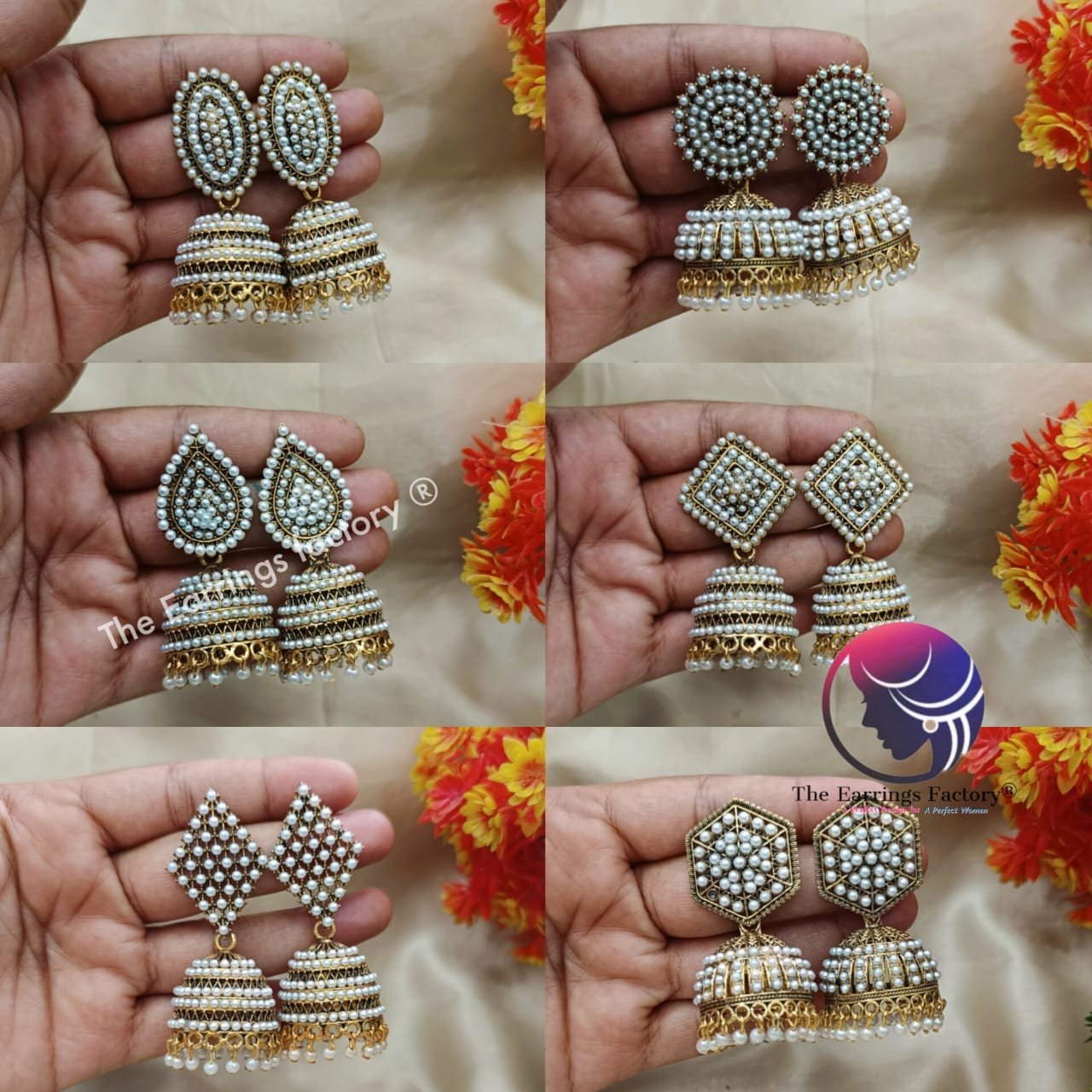 Trending Golden Pearl Jhumka