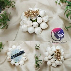 Trending Artificial Jasmine Alligator Hairclip
