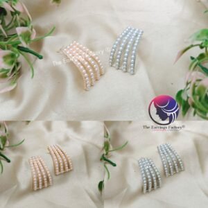 Western Silver | Rose Gold Pearl Studs