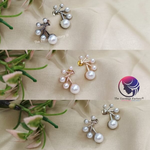 Trending Korean Pearl Studs - Image 2