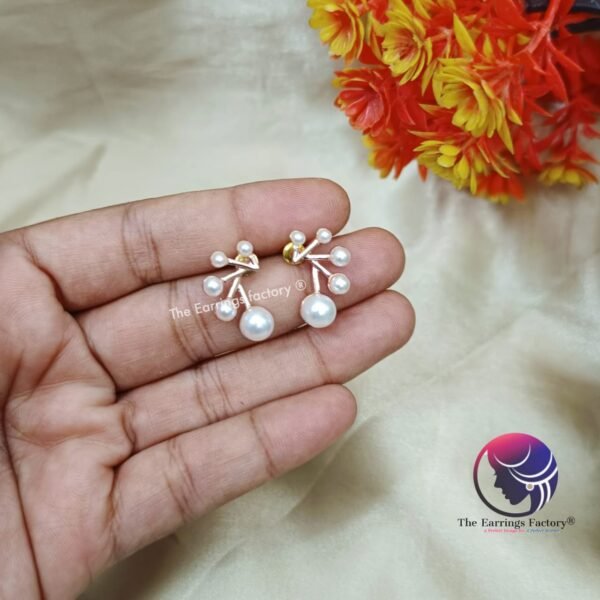 Trending Korean Pearl Studs - Image 3