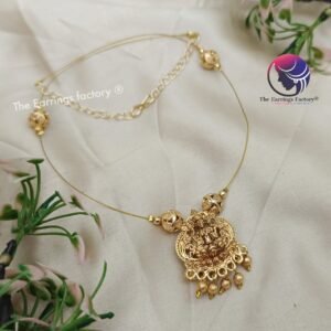 Trending Invisible Golden Lakshmi Necklace