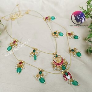 Trending Golden Pearl Beads Invisible Chains