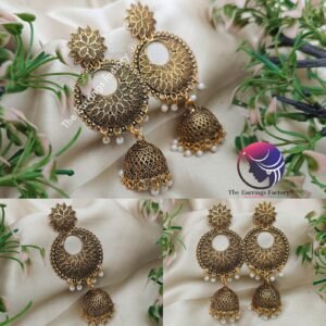 Traditional Weightless Golden Long Jhumka