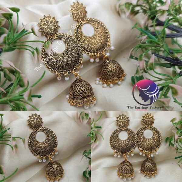 Traditional Weightless Golden Long Jhumka
