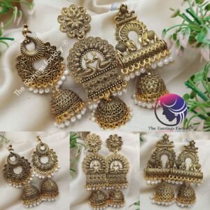 Traditional Weightless Golden Long Jhumka
