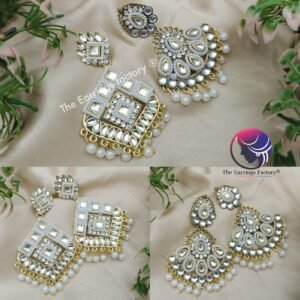 Weightless Kundan Pearl | wedding | Party wear Earrings
