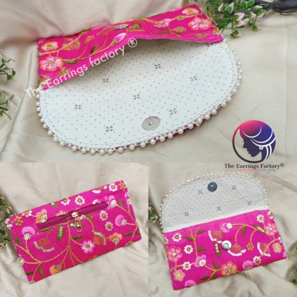 Stylish embroidered Clutch Purse - Image 2