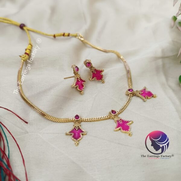 Trending Antique Neckset with Earrings - Image 2