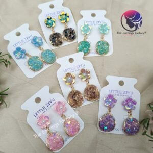 Premium Western Floral Stone Earrings
