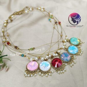 Trending Invisible Golden Stone Necklace