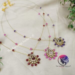Trending Invisible Golden Stone Necklace