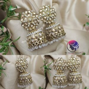 Kundan | wedding | Party wear Jhumka