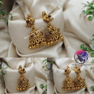 Traditional Antique peacock Jhumka