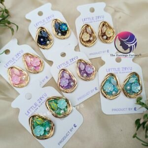 Premium Western Floral Pearl Studs