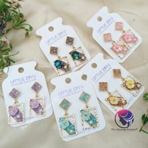 Premium Western Floral Stone Earrings