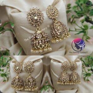 Trending Golden Stone Jhumka