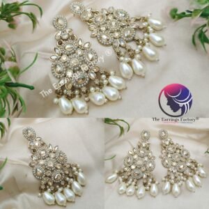 Weightless Kundan Pearl | wedding | Party wear Earrings