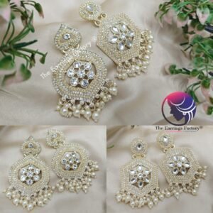 Weightless Kundan Pearl | wedding | Party wear Earrings