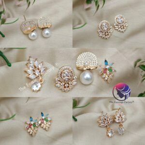 Daily Wear CZ Stone Stud Earrings