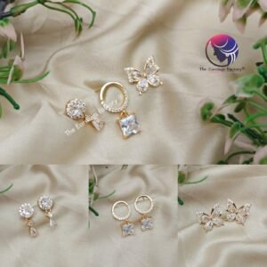 Daily Wear CZ Stone Stud Earrings