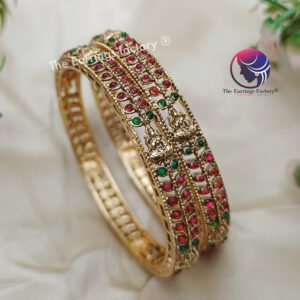 Traditional Antique Stone Lakshmi Bangles