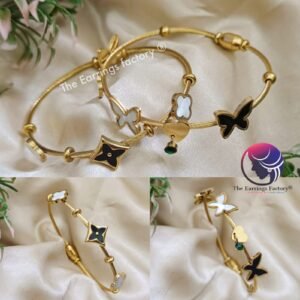 Premium Anti Tarnish Golden Openable Bracelet