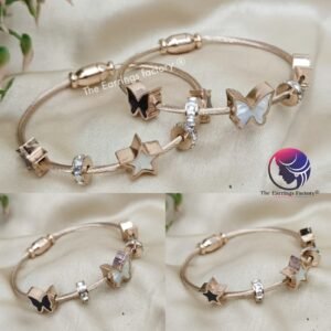 Anti Tarnish Rose Gold Openable Kids Bracelet