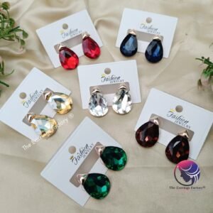 Premium Western Crystal Stone Studs Fashion Earrings