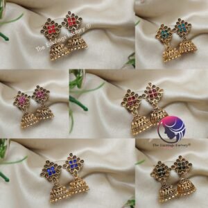 Trending Golden Stone jhumka