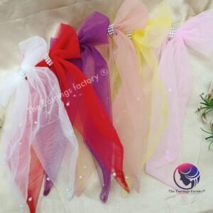 Stylish Ribbon Bow Hair Clips