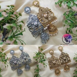 Traditional Golden | Silver Long Jhumka