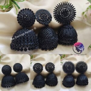 Trending Weightless Black Jhumka