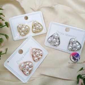 Korean Silver | Gold | Rose Gold pearl studs