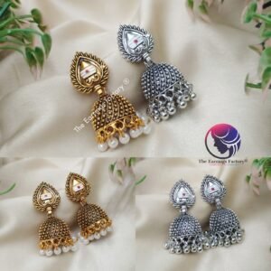 Traditional Golden | silver Vel Jhumka