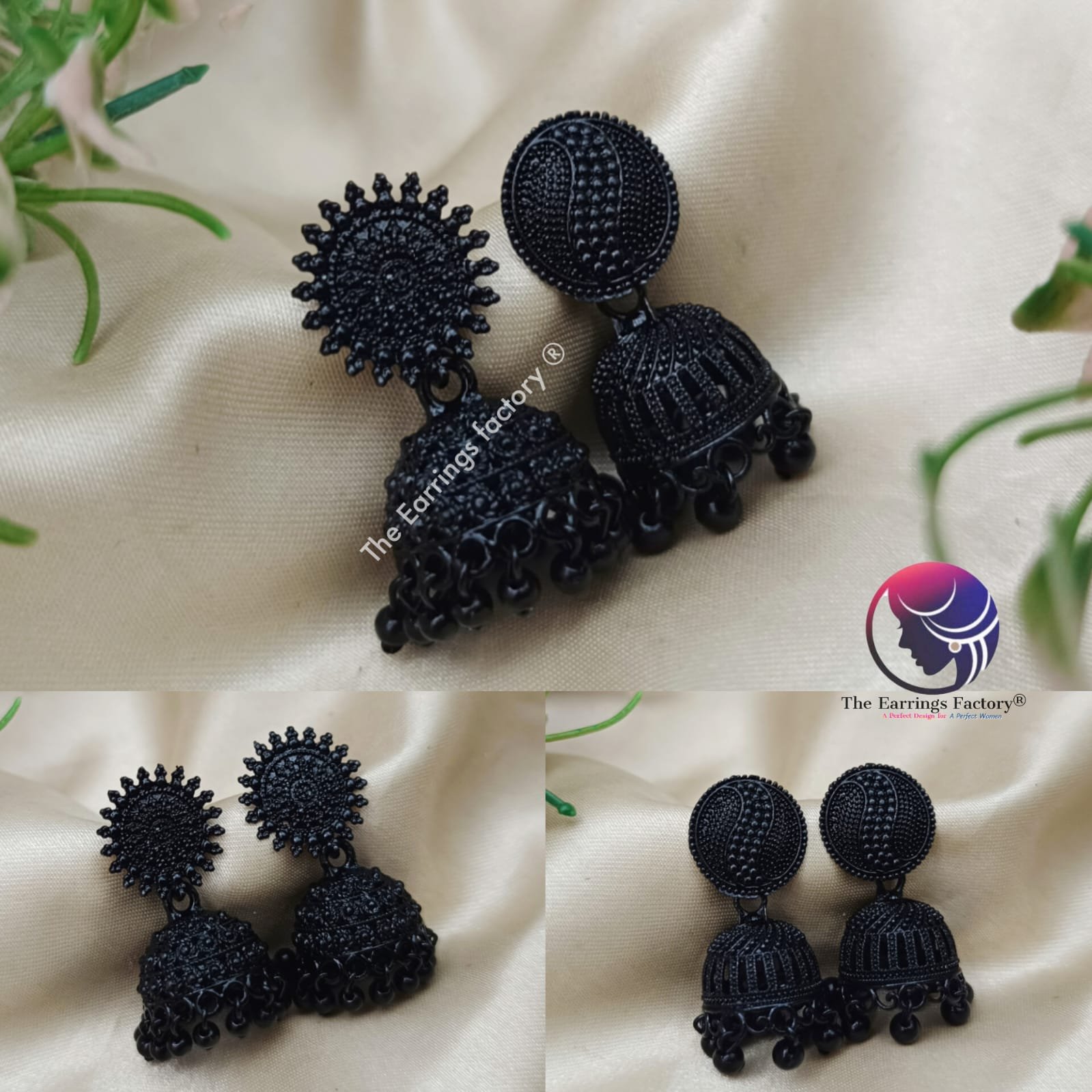 Trending Black Jhumka