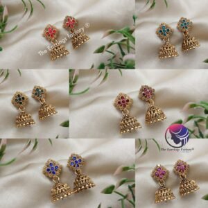 Trending Golden Small Stone Jhumka