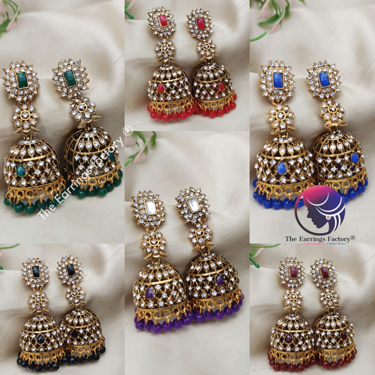 Trending Weightless Golden Stone Long Jhumka